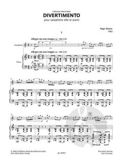 Divertimento von Roger Boutry 