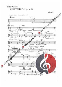Quartetto N. 1 von Fabio Vacchi 
