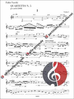 Quartetto N. 5 von Fabio Vacchi 