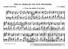 12 Choräle von Johann Sebastian Bach 