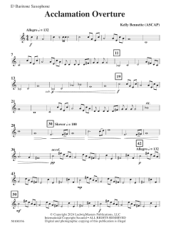 Acclamation Overture von Kelly Bennette (Download) 