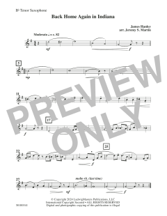 Back Home Again in Indiana von James F. Hanley (Download) 