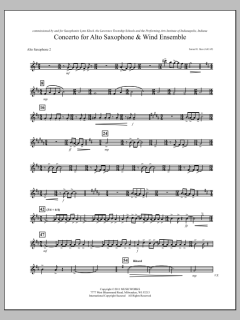 Concerto For Alto Saxophone And Wind Ensemble von Samuel R. Hazo (Download) 