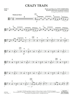 Crazy Train (arr. Johnnie Vinson) von Ozzy Osbourne (Download) 