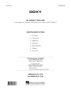 Doxy von Sonny Rollins (Download) 