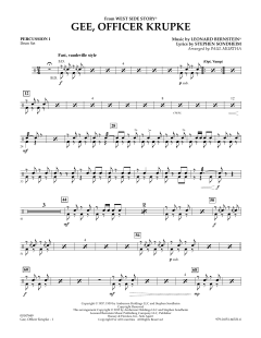 Gee, Officer Krupke von Leonard Bernstein (Download) 
