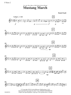 Mustang March von Daniel Sault (Download) 