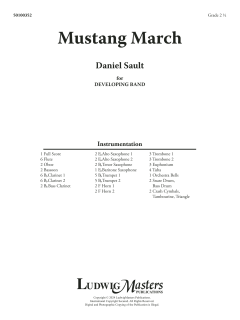 Mustang March von Daniel Sault (Download) 
