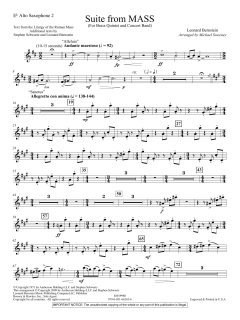 Suite from Mass von Leonard Bernstein (Download) 