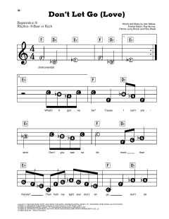 Don't Let Go (Love) von Ivan Matias (Download) 