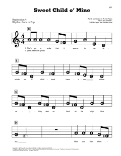 Sweet Child O' Mine von Guns N' Roses (Download) 