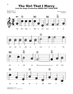 The Girl That I Marry von Irving Berlin (Download) 