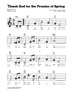 Thank God For The Promise Of Spring von Gloria Gaither (Download) 
