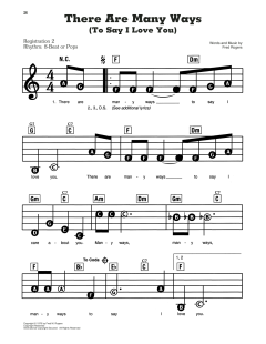 There Are Many Ways (To Say I Love You) von Fred Rogers (Download) 