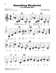 Something Wonderful von Richard Rodgers (Download) 