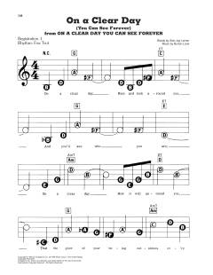 On A Clear Day (You Can See Forever) von Burton Lane (Download) 