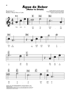 Água De Beber (Water To Drink) von Norman Gimbel (Download) 