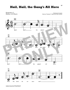 Hail, Hail, The Gang's All Here von Theodore F. Morse (Download) 