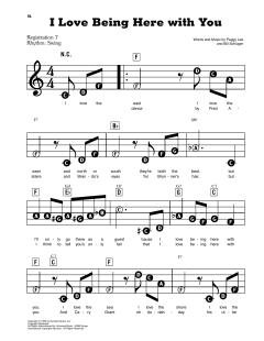 I Love Being Here With You von Peggy Lee (Download) 