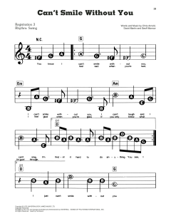 Can't Smile Without You von Barry Manilow (Download) 