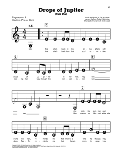 Drops Of Jupiter (Tell Me) von Train (Download) 