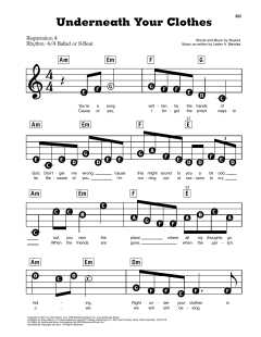 Underneath Your Clothes von Shakira (Download) 