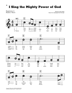 I Sing The Mighty Power Of God von Isaac Watts (Download) 