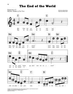 The End Of The World von The Carpenters (Download) 