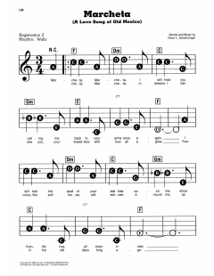 Marcheta (A Love Song Of Old Mexico) (Download) 