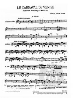 Le Carnaval de Venise op. 119 von Charles Jean-Baptiste Dancla 