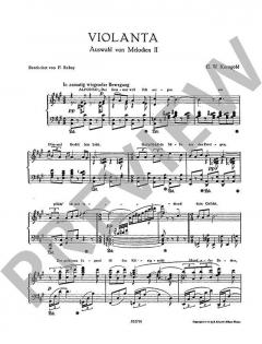 Violanta Melodien Heft 2 von Erich Wolfgang Korngold 