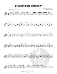 Best Beginner Blues Exercises for Tenor Sax von Andrew D. Gordon 