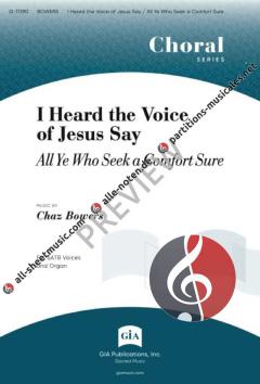 I Heard the Voice of Jesus Say von Chaz Bowers 