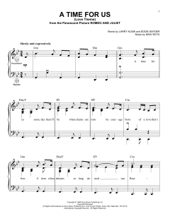 A Time For Us von Nino Rota (Download) 