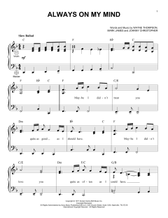 Always On My Mind von Elvis Presley (Download) 