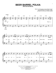 Beer Barrel Polka von Lew Brown (Download) 