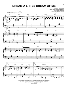 Dream A Little Dream Of Me von Gus Kahn (Download) 