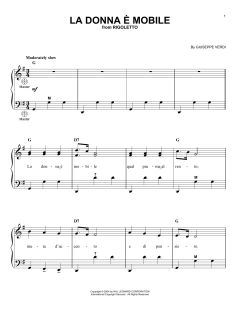 La Donna e Mobile von Giuseppe Verdi (Download) 