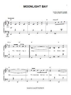 Moonlight Bay von Percy Wenrich (Download) 