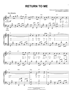 Return To Me von Carmen Lombardo (Download) 