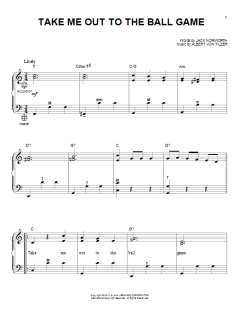 Take Me Out To The Ball Game von Jack Norworth (Download) 
