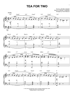 Tea For Two von Irving Caesar (Download) 