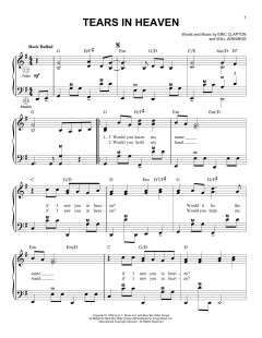 Tears In Heaven von Eric Clapton (Download) 