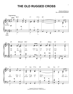 The Old Rugged Cross von Rev. George Bennard (Download) 