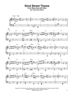 52nd Street Theme von Bud Powell (Download) 