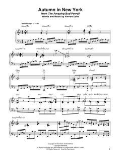 Autumn In New York von Bud Powell (Download) 