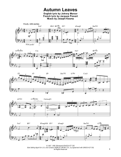 Autumn Leaves von Vince Guaraldi (Download) 