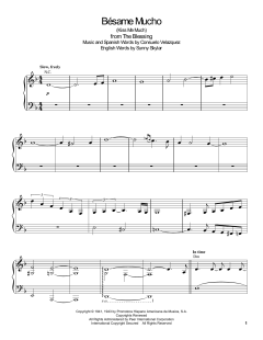 BÃ©same Mucho von Gonzales Rubalcaba (Download) 