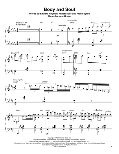 Body And Soul von Oscar Peterson (Download) 