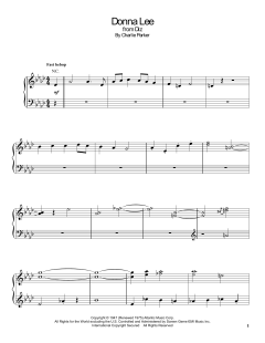 Donna Lee von Charlie Parker (Download) 